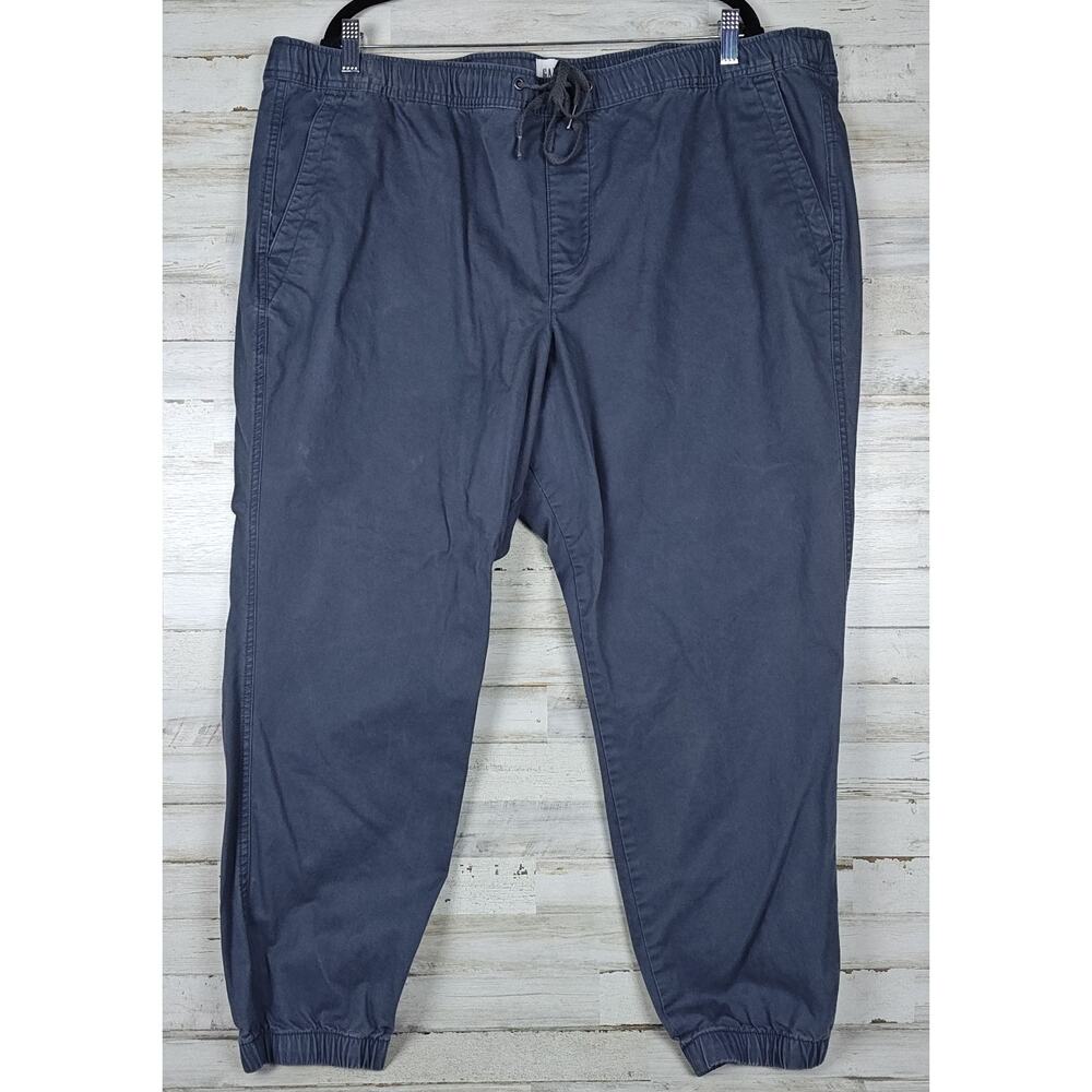 GAP Men's Essential Jogger Pants Dark Pearl Size XXL Draw String Waist